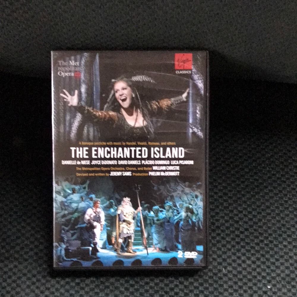 The enchanted island at the Metropolin opera HD 2 DVDs